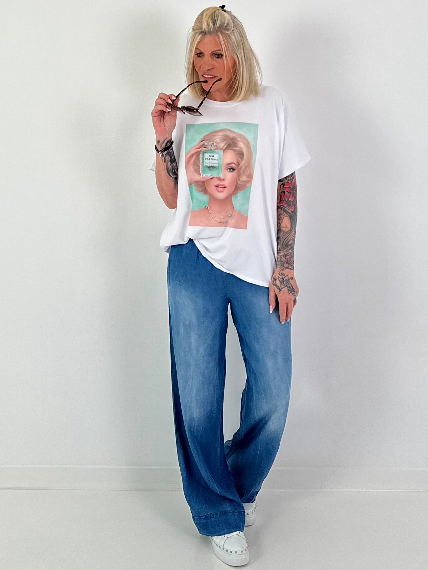 T-Shirt Perfume - white-mint