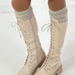 Boots model "Lacoria" - beige