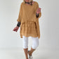 Tunika im Layer-Look - camel