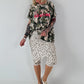 Oversized Camouflage T-Shirt - beige-mehrfarbig