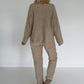 Zachte trui Whatever - beige