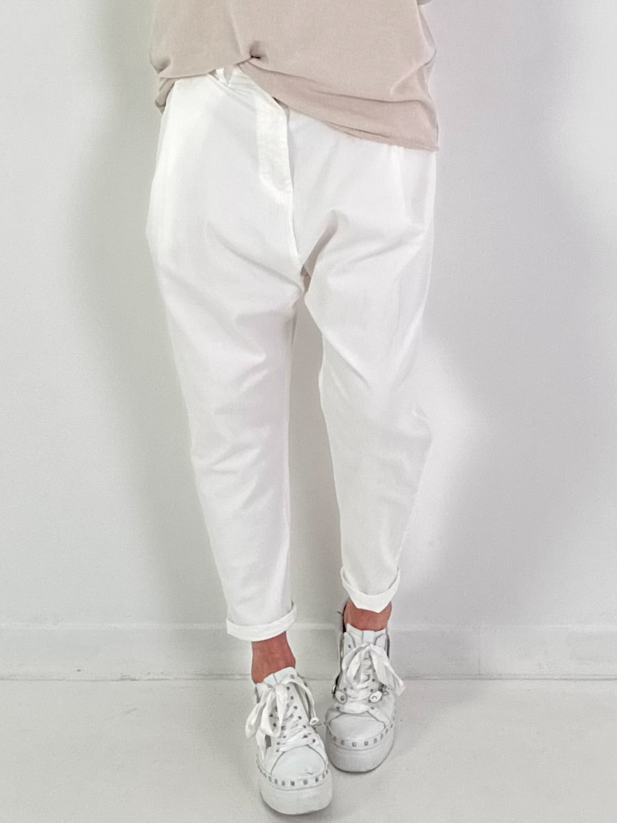 Jeans Baggy Modell "Flow Motion" - weiss