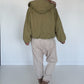 Bomberjacke mit Fake Fur Einsatz - khaki-mehrfarbig