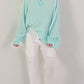 Oversized muslin tunic - mint