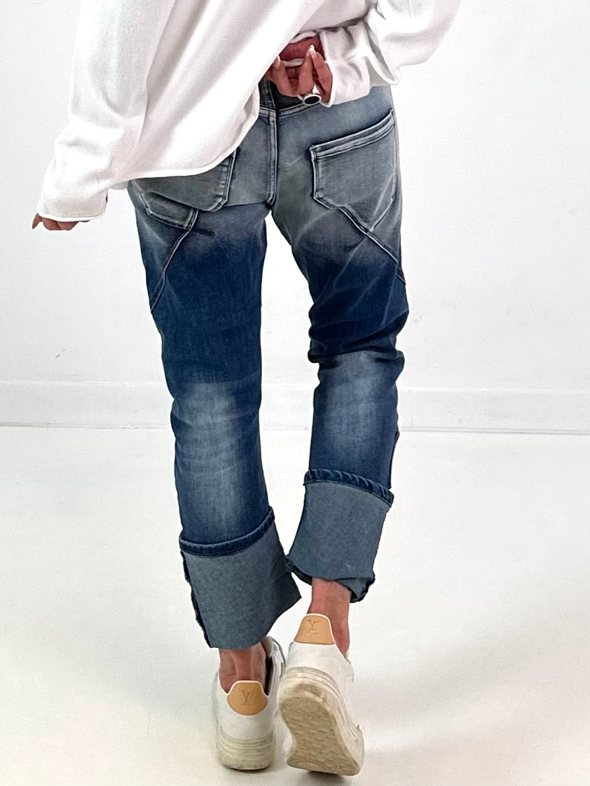 Jeans model "Pastel Brush" - denim