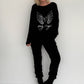 Zachte pullover My Angel - zwart