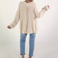 Oversized Strickpullover - beige ( lieferbar ab 14.03.26)