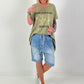 Long T-Shirt Glück - khaki