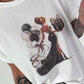T-Shirt Woman mit Strassdetails - weiss