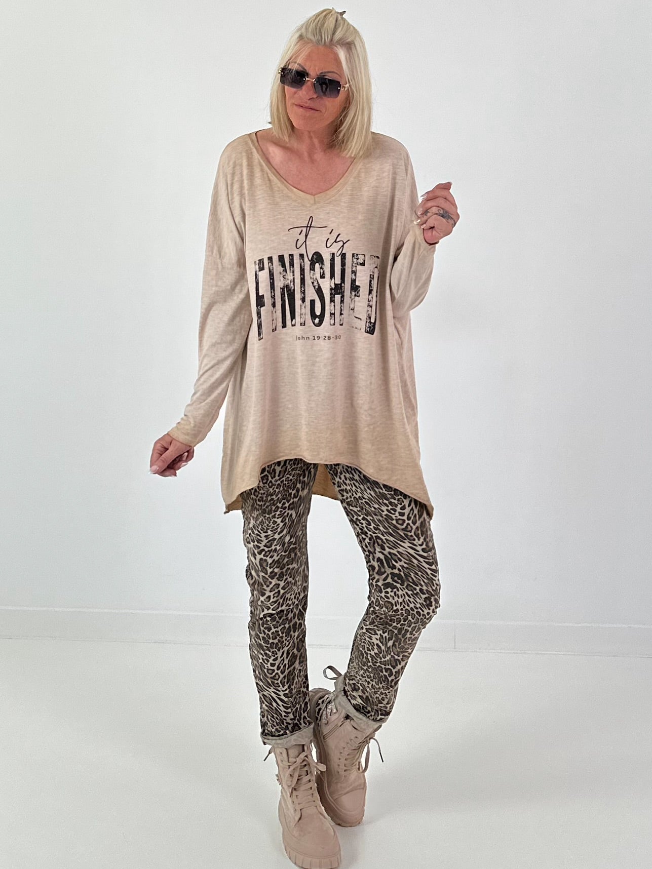 Oversized Shirt Finished - camel