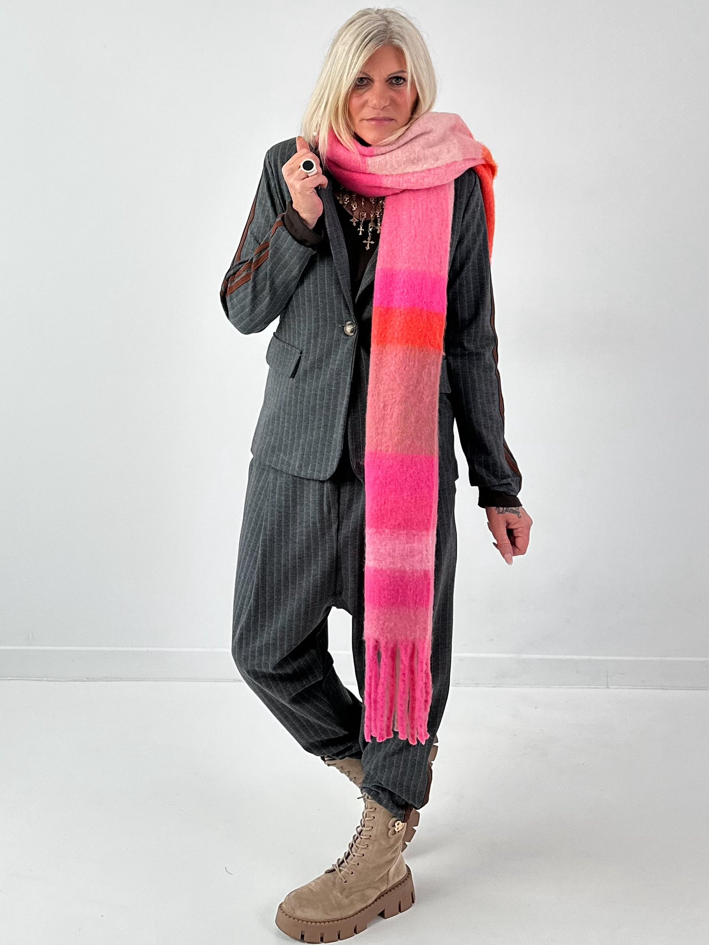 Blazer model "Office Out" - antraciet