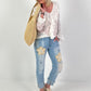 Tuniek met ruches - wit