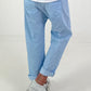 Baggy trousers in a layered look - light blue