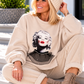 Oversized Sweater Iconic Woman - beige