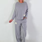 Zweiteiler mit Statement Patch - grau