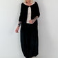 Leichte Feinstrickjacke mit Knopf- schwarz
