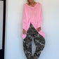 Soft Oversized Chunky Knit Sweater - Pink