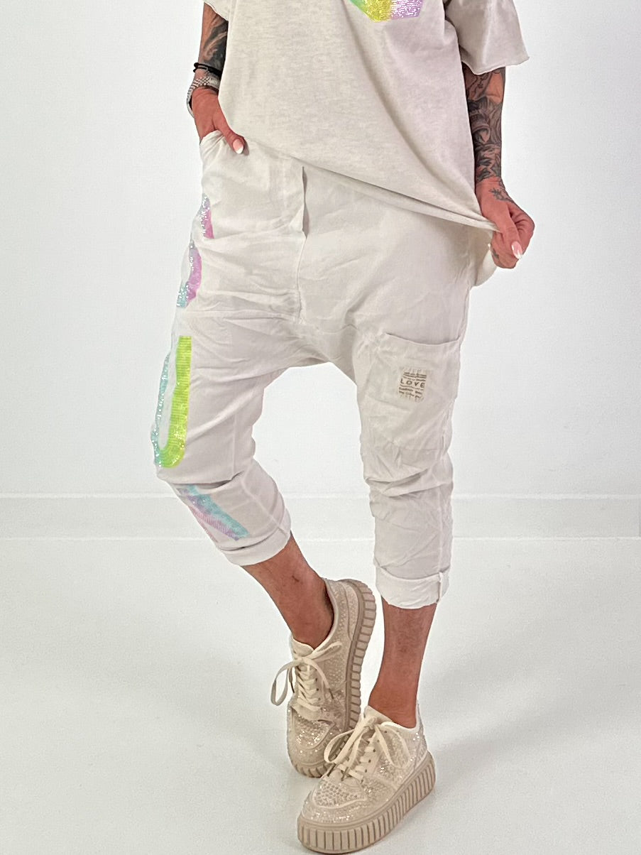 Baggy Trousers Sun - beige