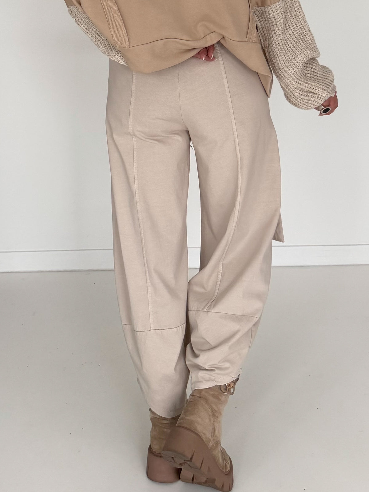 Stylish Sweatpants - Beige