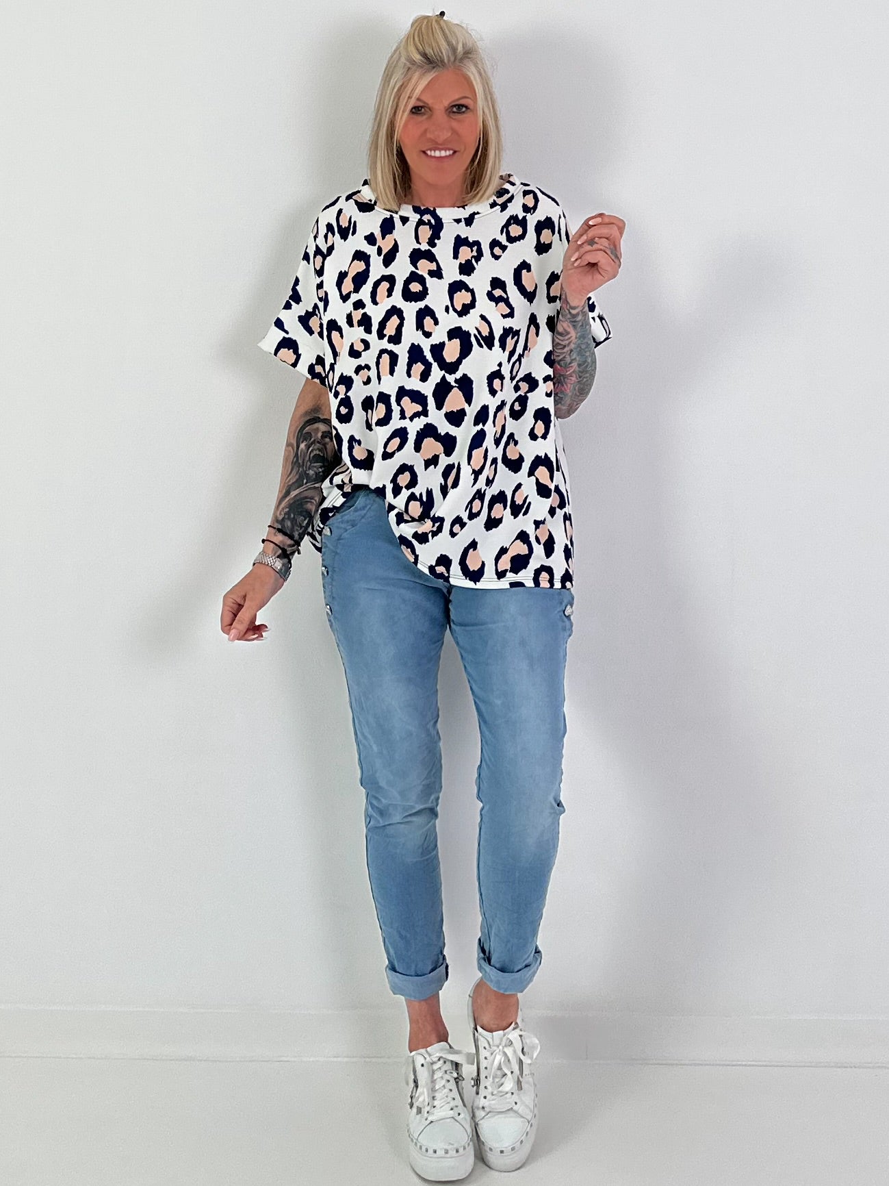 Sweatshirt Leo - dark blue