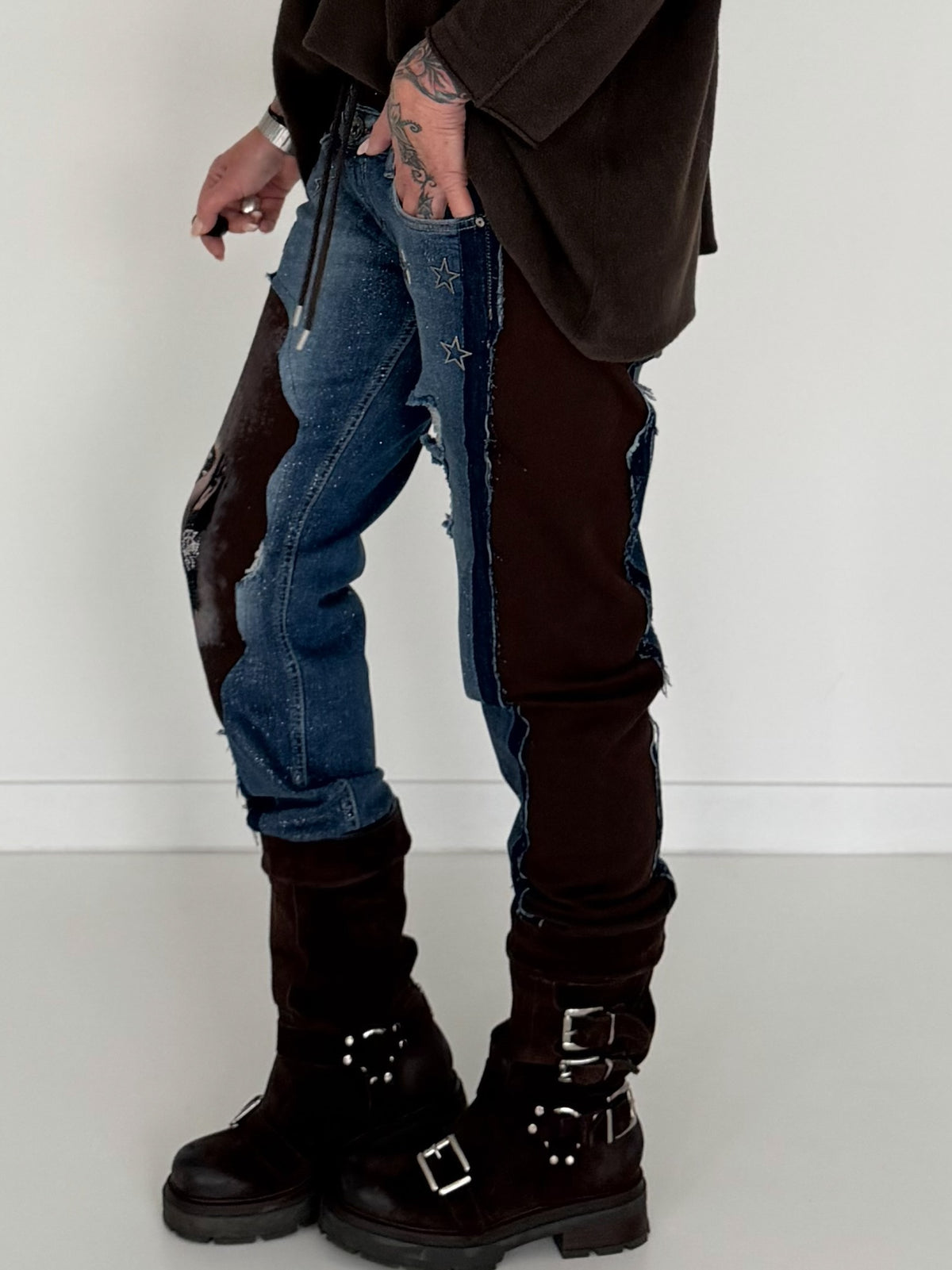 Jogg-Jeans Woman - denim-mokka