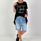 Long T-Shirt Luck - black