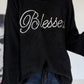 Pullover Blessed - schwarz