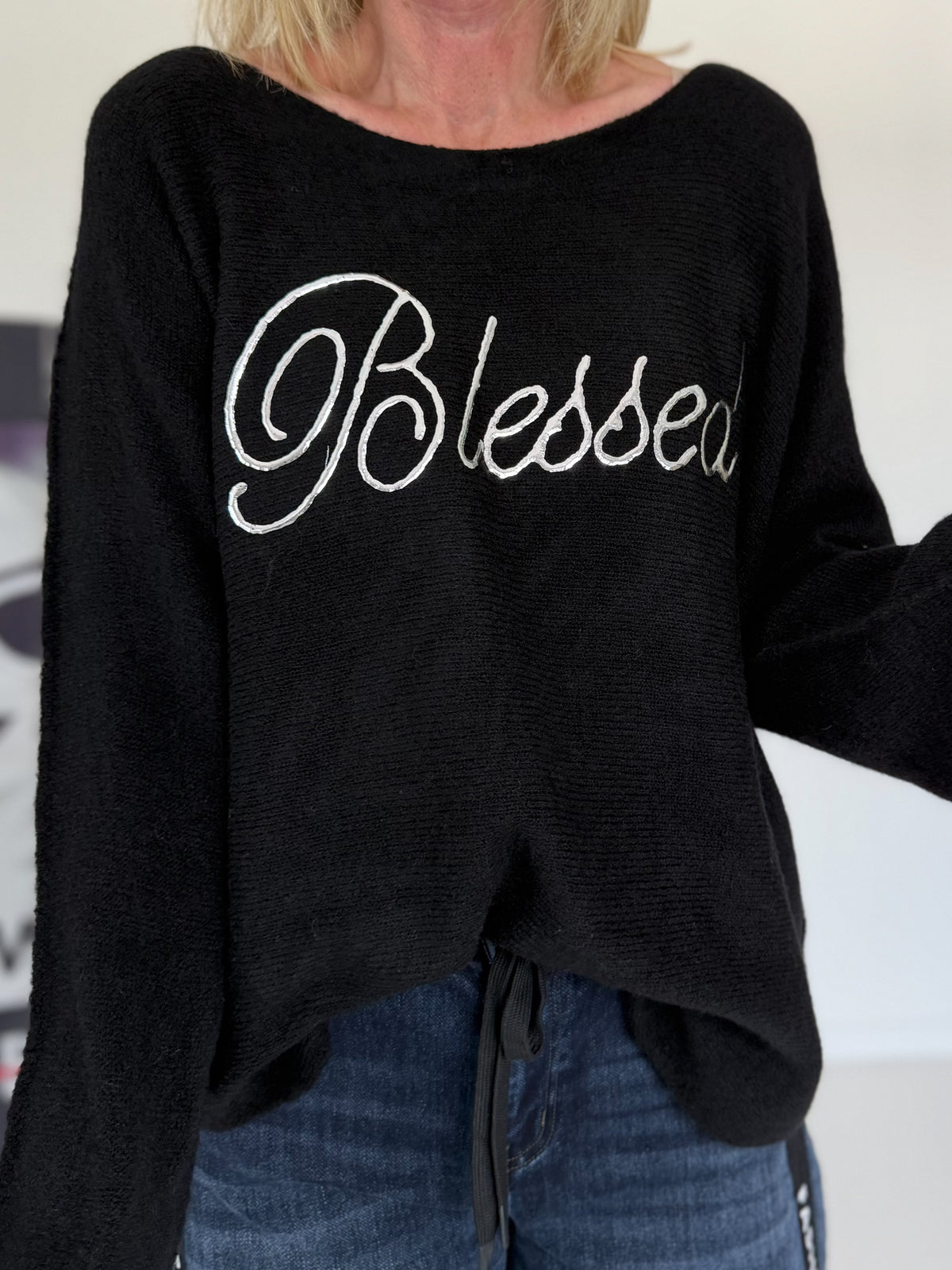 Pullover Blessed - schwarz