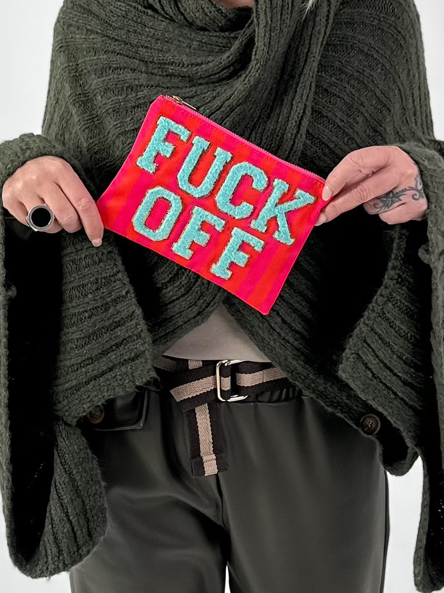 Mini Clutch Model "Mini Tude" - turquoise-neon