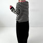 Trui model "Stripe Pop" - zwart en gestreept