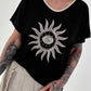 Fine knit shirt Sun with lurex - black