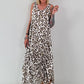 Leo Sommerkleid mit Raff-Detail - beige