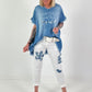 Jeans shirt Perfectly Imperfect - dark blue