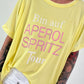 Oversized T-Shirt on Tour - gelb