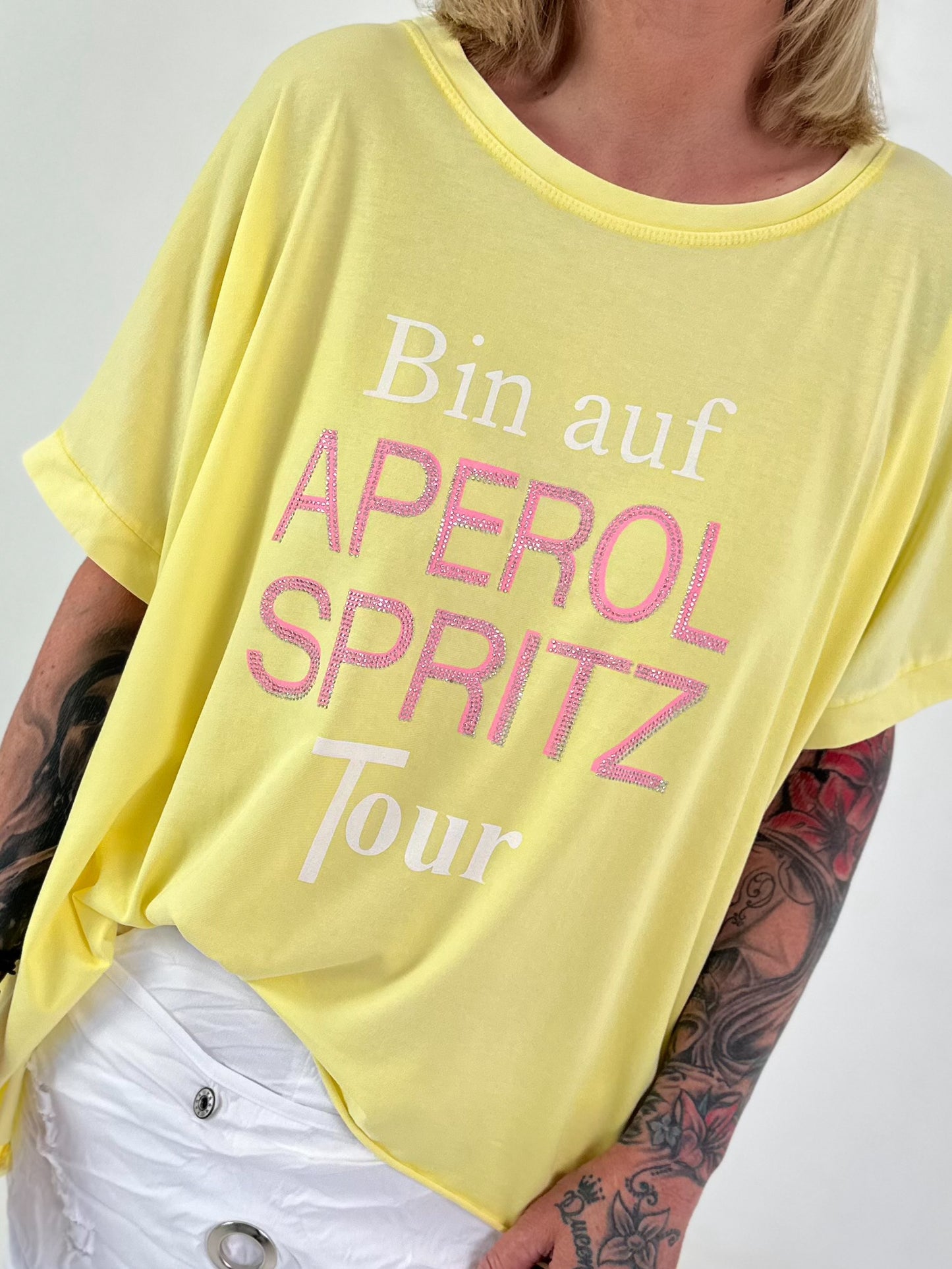 Oversized T-Shirt on Tour - gelb