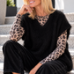 Fluffy turtleneck - black