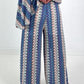 Häkelhose mit Muster - blau-türkis-mehrfarbig