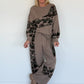 Zweiteiler mit Camouflage-Muster - taupe-mehrfarbig