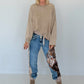 Oversized Shirt stone washed - taupe