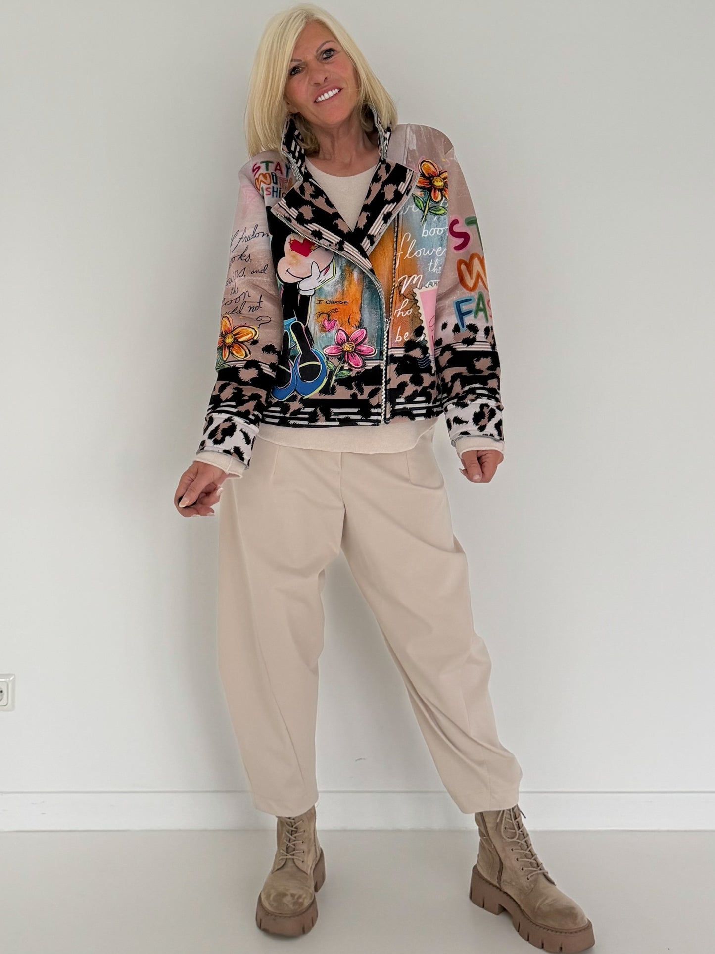 Jacke Stay With Fashion - leo-mehrfarbig ( lieferbar ab ca. 07.09.26)