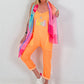 Jumpsuit Skirt - neon orange