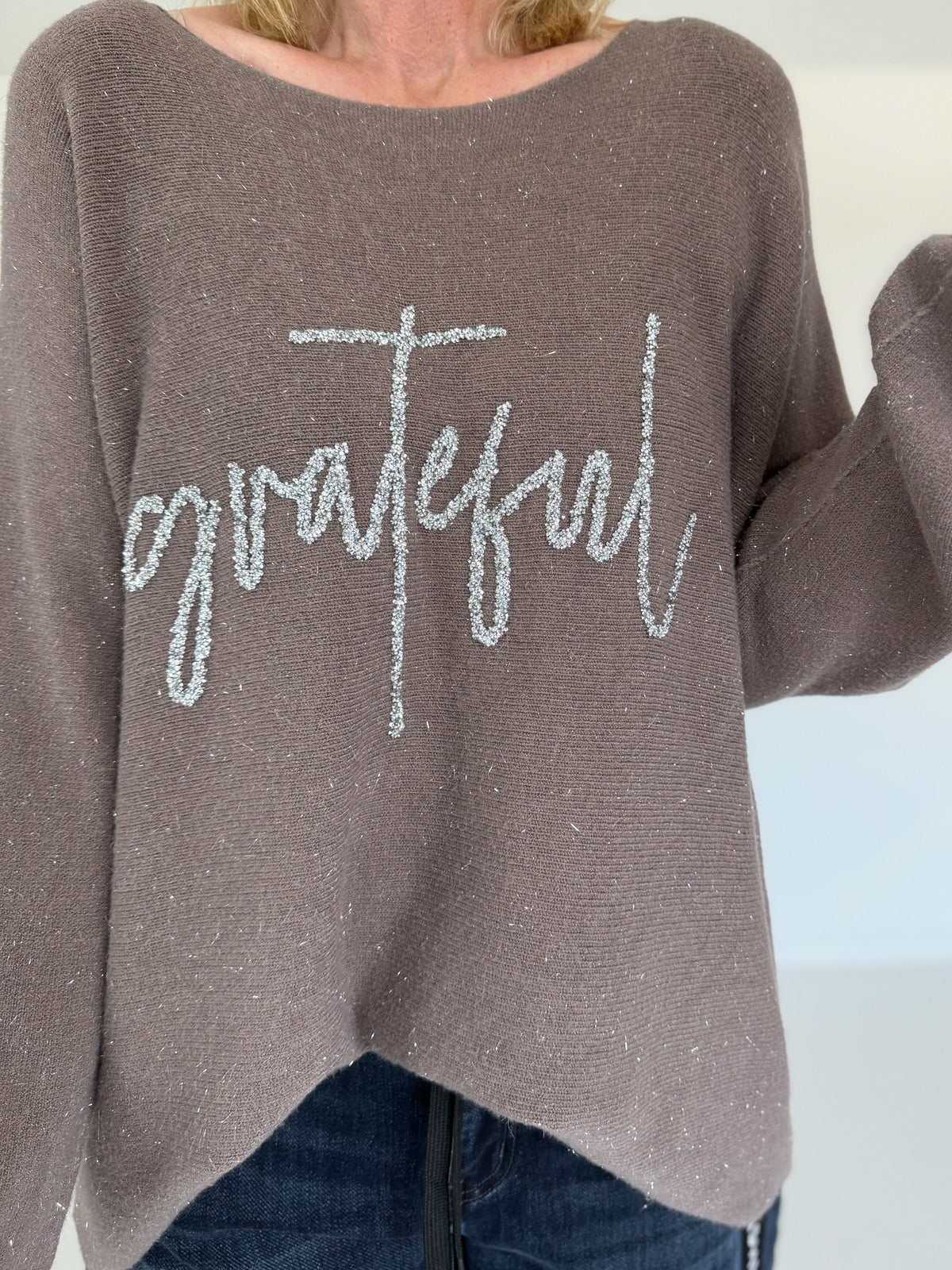 Pullover Grateful - taupe