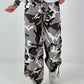 Balloon Linen Trousers with Fringe Details - taupe