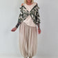 Tunic with integrated top - camouflage-beige-khaki