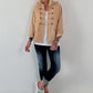 Lightweight Military Look Jacket - camel