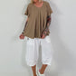 Light Textured T-Shirt - Taupe