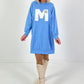 Long Hoodie/Kleid Modell "Edition M" - hellblau
