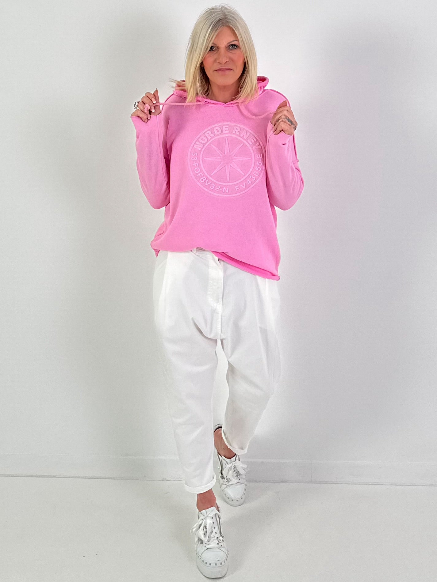 Hoodie Modell "Norderney" - rosa