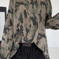 Shirt in all-over camouflage look - taupe-multicolored