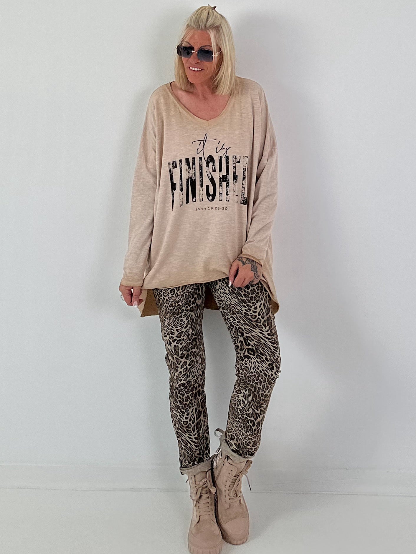 Oversized Shirt Finished - camel
